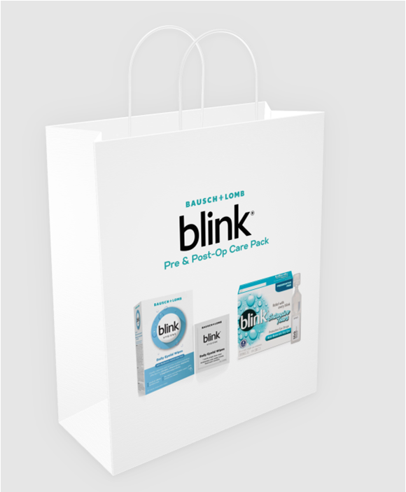 Blink&trade; Pre & Post-Op Care Pack